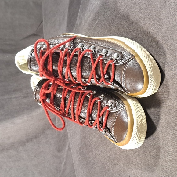 Converse Shoes - Converse Chuck Taylor All Star Hiker Hi Chocolate Leather Sneakers VG US 7.5